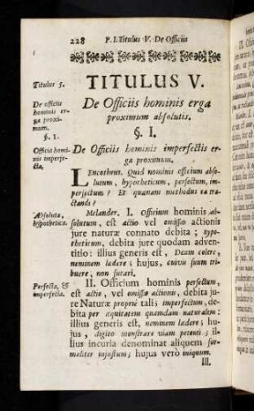 228-273, Titulus V