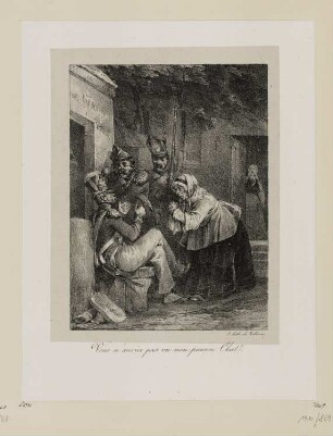 Verlorene Katze, aus: "Lithographisches Album"