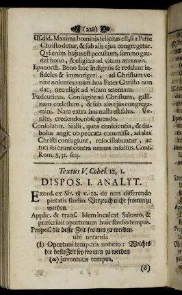 Textus V. Cobel. 12, 1.
