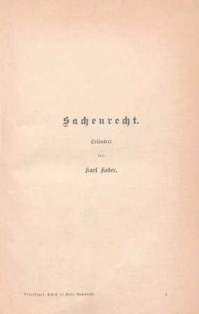 Sachenrecht