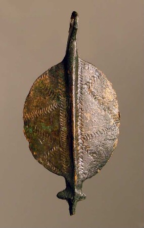 Anhänger: Blatt mit Öse (Wagenteil)