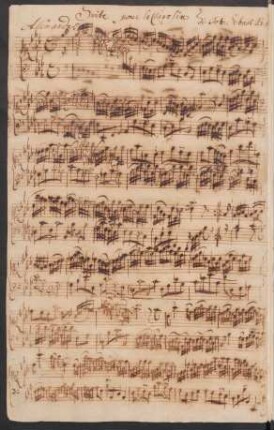 Suiten; cemb; Es-Dur; BWV 819