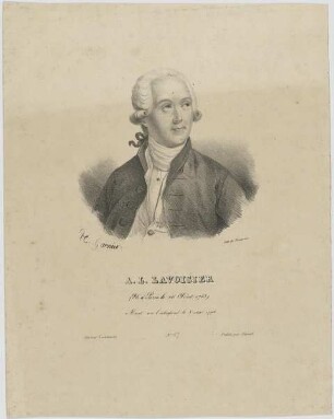 Bildnis des A. L. Lavoisier