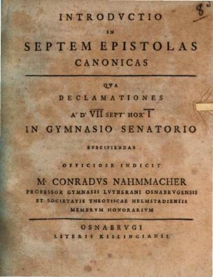 Introductio in septem epistolas canonicas