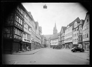 Marktplatz Blickrichtung Stiftskirche