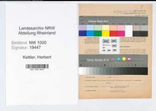 Entnazifizierung Herbert Kettler, geb. 18.06.1907 (Kaufm.Angest.)