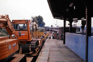 Hamburg: Bahnhof Alte Wöhr: Baustelle