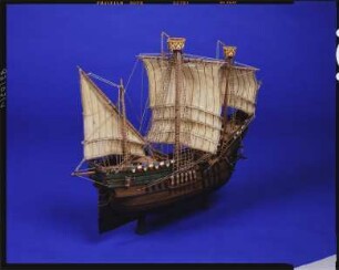 Vollmodell einer deutschen Holk, um 1470, Maßstab 1:50