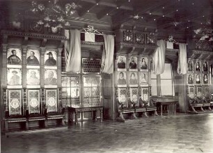 Schloss Detmold / Schlossinnenansicht / Ahnensaal. Detmold. Schlossplatz. Papierabzug