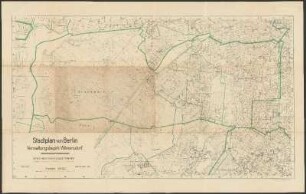 Stadtplan von Berlin : Verwaltungsbezirk Wilmersdorf