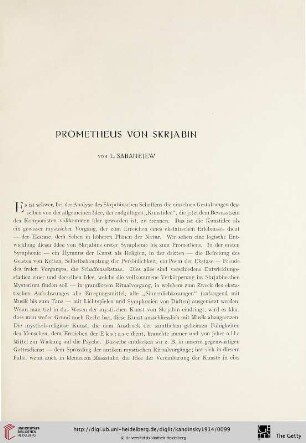 Prometheus von Skrjabin