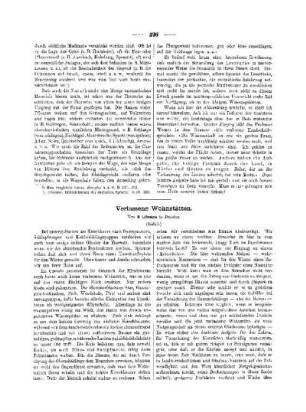 Verlassene Wohnstätten : (Schluss)