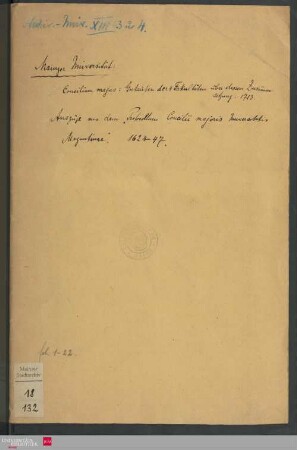 18/132 - Akten betr. Senat