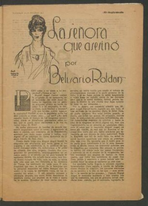 La señora que asesinó : [Ilustraciones de Rodolfo Franco]