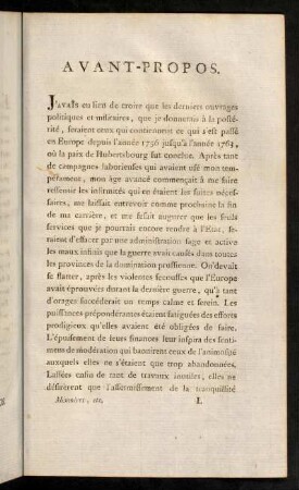 161-166, Avant-Propos.