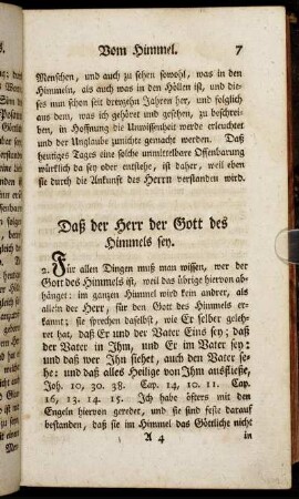 Daß der Herr der Gott des Himmels sey. - Daß die Himmel aus unzähligen Gesellschaften bestehen.
