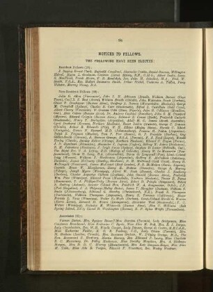 Notices To Fellows.
