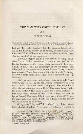 Englisches Lesebuch : eine Auswahl der besten prosaischen und poetischen Schriften der Neuzeit ; mit deutschen Anmerkungen und genauer Hinweisung auf alle Regeln in C. G. Clairmont's Englischer Sprachlehre = Modern authors, tales, sketches, poetry