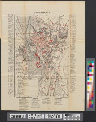 Plan von Kissingen