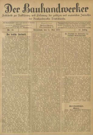 15. Mai 1897, Nr. 20