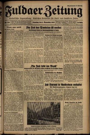 Ausgabe vom Dienstag, den 02. November 1937.