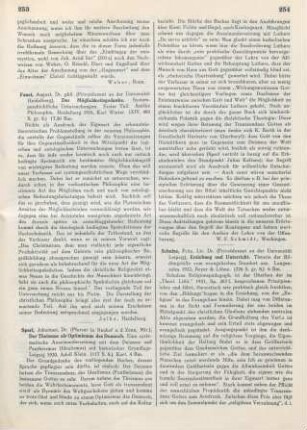 254-255 [Rezension] Schulze, Fritz, Erziehung und Unterricht