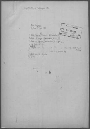 Trossingen: Inspektionsbericht 1951