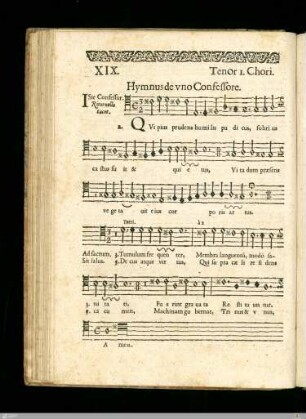 Hymnus de vno Confessore.