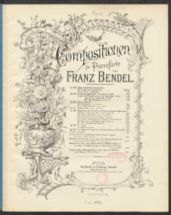 No. 1: Sérénade - Tyrollienne op. 116 No. 1