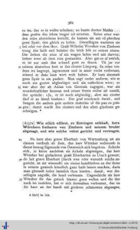 Wie etlich edlleut … hern Wörnhern freiherrn von Zimbern und seinem bruder abgesagt...