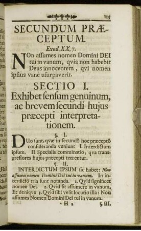 Secundum Præceptum.