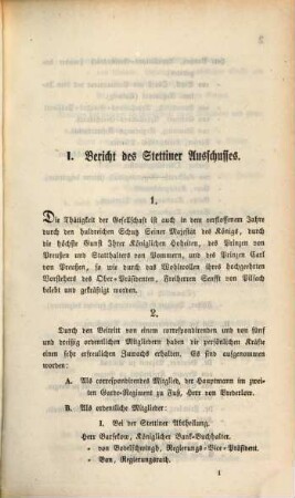 Jahresbericht der Gesellschaft für Pommersche Geschichte und Altertumskunde. 27, 27. 1854