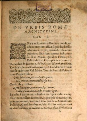 Ivlii Caesaris Bvlengeri Romanvs Imperator : Vbi de insignibus Imperij, Purpura, Diademate, Corona, Igne, Fortuna aurea, Jmaginibus, Infulis, Officiis domesticis, Comitatu, [et] reliquis Imperatorij ornamentis abundè explicatur