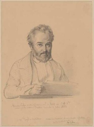 Selbstbildnis Colin, Alexandre-Marie (1798-1875), Maler, Lithograph