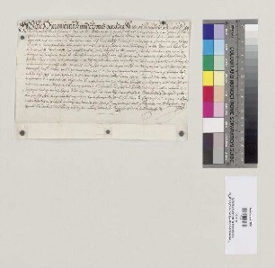 Hieronymus [II. Feury], Abt von St. Emmeram, verleiht Johann Schmetterer, Pfleger zu Hainsbach, ein Tagwerk Wiesmahd, das zu Kolbach bei der Mühle gelegen ist, zu Lehen. S=A