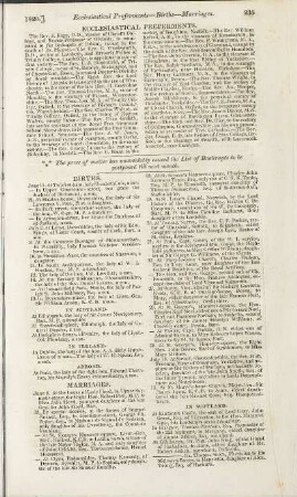 Ecclesiastical Preferments