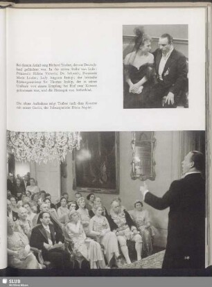 Bei diesem Anlass sang Richard Tauber