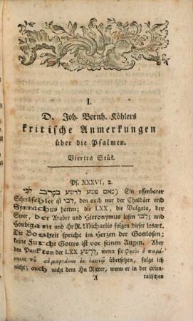 Repertorium für biblische und morgenländische Litteratur, 6. 1780