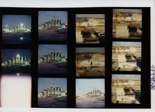 Euphrat-Staustufe - Staudamm - Staudamm und Wasserkraftwerk, Birecik, 1998