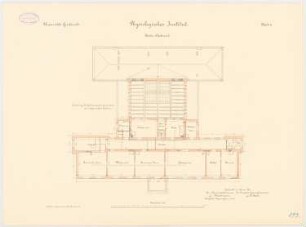 Universität Greifswald Physiologisches Institut: Grundriss Obergeschoss 1:100