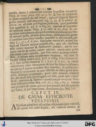 Caput IV. De Causa Efficiente Venationis.