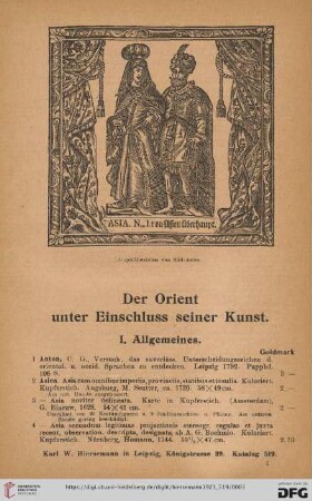 I. Allgemeines (Nr. 1-57)