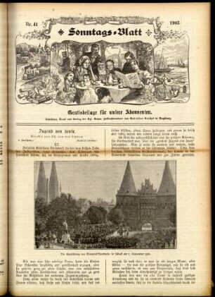 Ausgabe vom Sonntag, den 11. Oktober 1903.