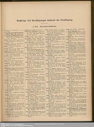 Nachträge und Berichtigungen während der Drucklegung
