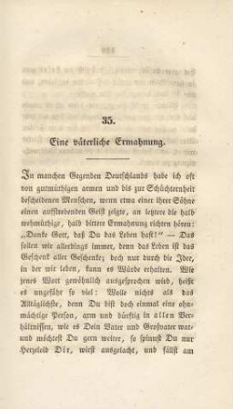 35. Eine vaeterliche Ermahnung
