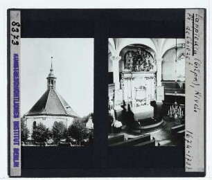 Bolschije Bereschki, Kirche Lappienen : Außenansicht, Innenansicht