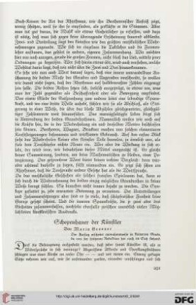 Schopenhauer der Künstler