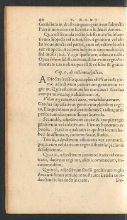 Cap. 6, de rectione adiectivi.