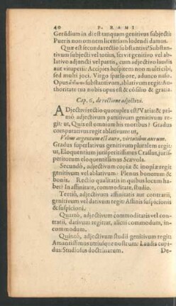 Cap. 6, de rectione adiectivi.