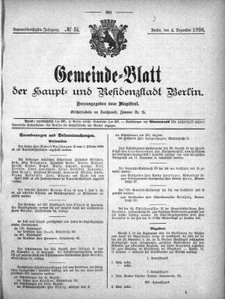 1898,51: No. 51, 4. Dezember 1898